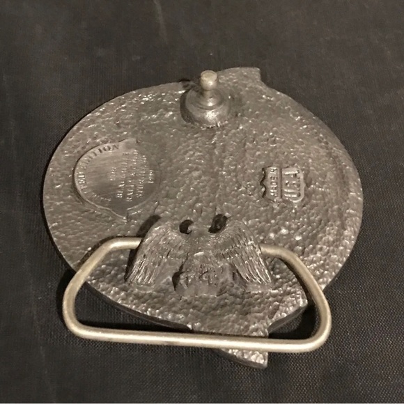 1999 Pewter Belt Buckle Black Hills Motor Classic Sturgis - Rally & Races S.D. - Picture 11 of 12